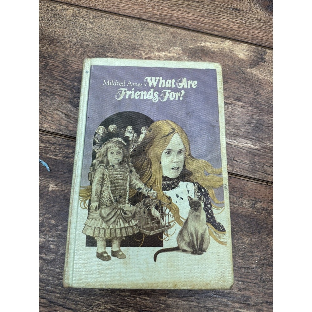 What Are Friends For? Mildred Ames 1978 Hardcover Charles Scribners Sons Vintage